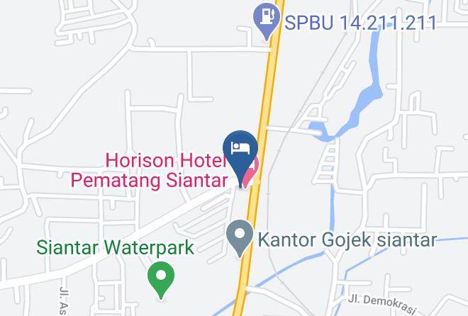 Kota Pematang Siantar - Hotel Horison Pematang Siantar Maps