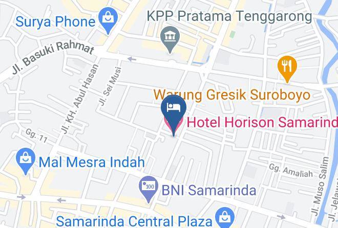 Samarinda - Hotel Horison Samarinda Maps