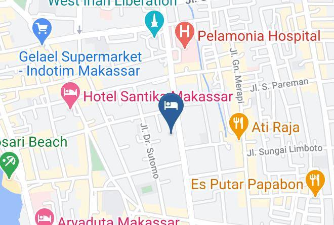 Makassar - Hotel Horison Ultima Makassar Maps