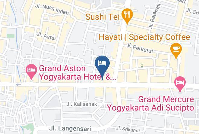Kota Yogyakarta - Hotel Horison Urip Sumoharjo Yogyakarta Maps