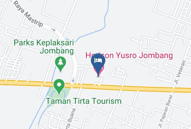 Jombang Regency - Hotel Horison Yusro Jombang Maps