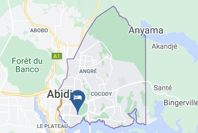 Abidjan - Hotel Horizon Maps