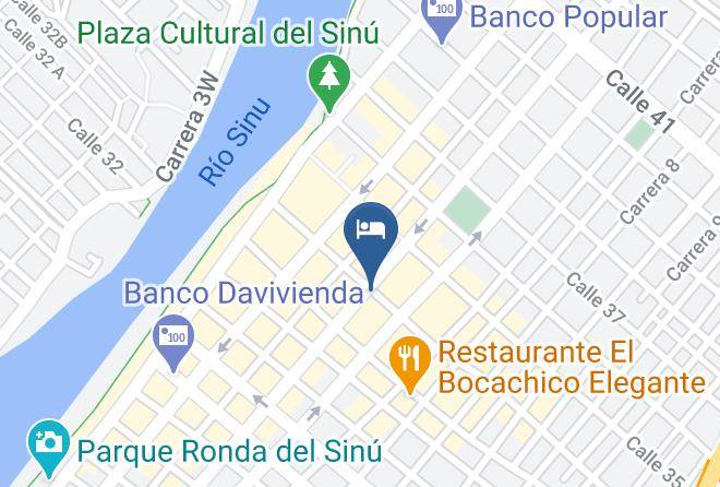 Monteria - Hotel Horizonte Maps
