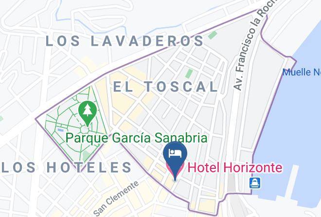 Santa Cruz De Tenerife - Hotel Horizonte Maps