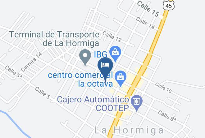 Hotel Hormiga Real Map