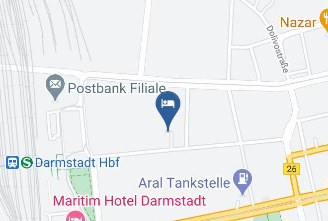 Darmstadt - Hotel Hornung Darmstadt City Maps