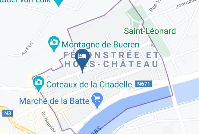 Liege - Hotel Hors Chateau Hotel Maps
