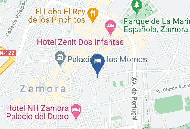Zamora - Hotel Horus Zamora Maps