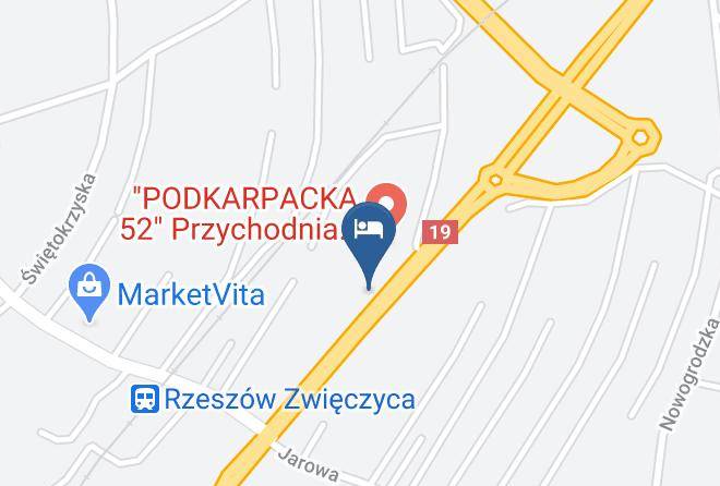 Rzeszow - Hotel Horyzont Maps