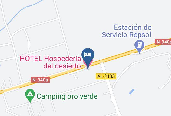 Almeria - Hotel Hospederia Del Desierto Maps