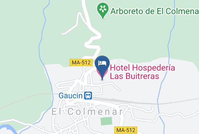 Malaga - Hotel Hospederia Las Buitreras Maps