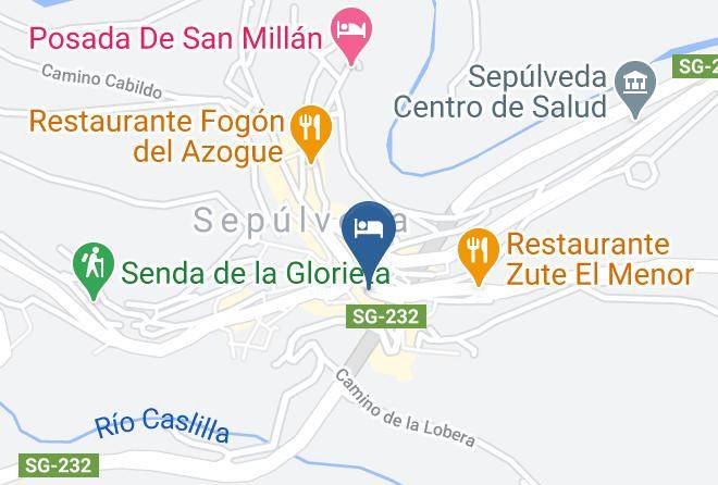Segovia - Hotel Hospederia Los Templarios Maps
