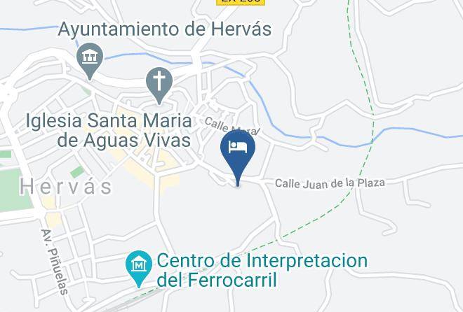 Caceres - Hotel Hospederia Valle Del Ambroz Maps