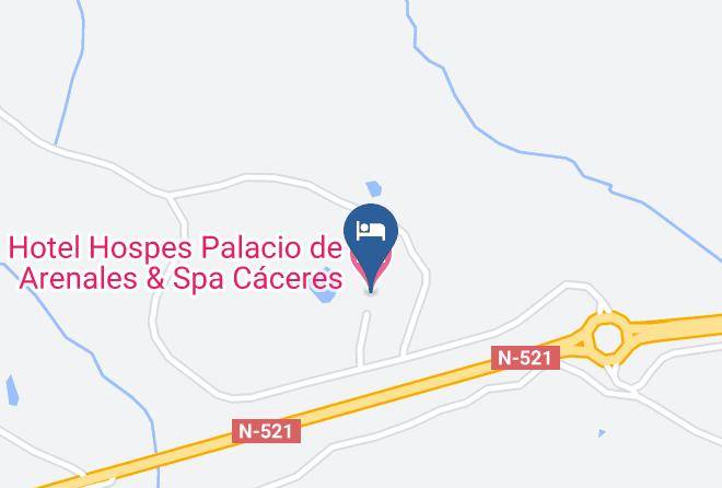 Hotel Hospes Palacio De Arenales & Spa Caceres Map