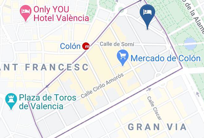 Valencia - Hotel Hospes Palau De La Mar Maps