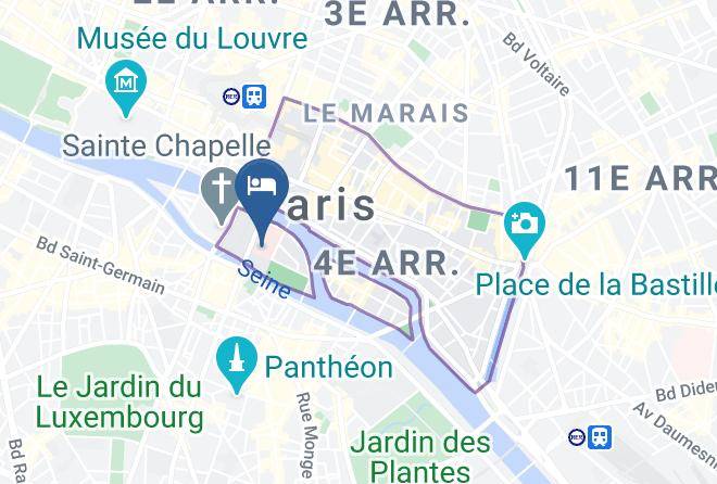 Paris - Hotel Hospitel Maps