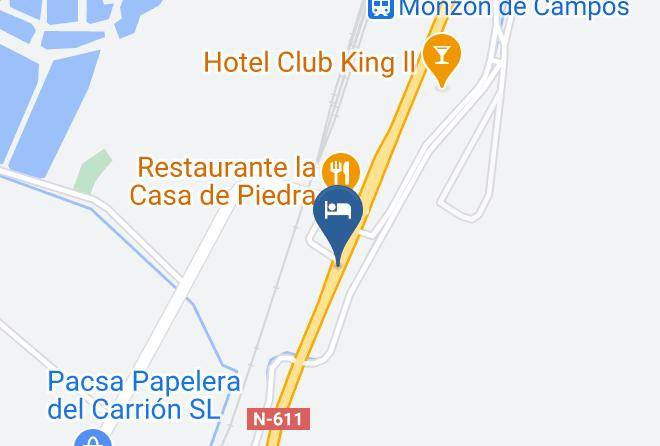 Palencia - Hotel Hosteria De Monzon Maps