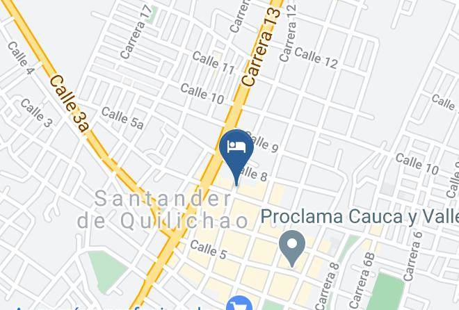 Santander De Quilichao - Hotel Hosteria Los Cristales Maps
