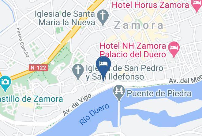 Zamora - Hotel Hosteria Real Zamora Maps