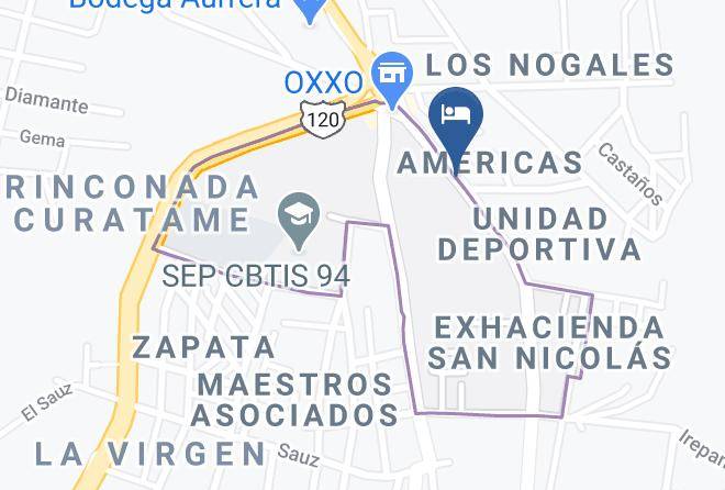 Patzcuaro - Hotel Hosteria San Felipe Maps