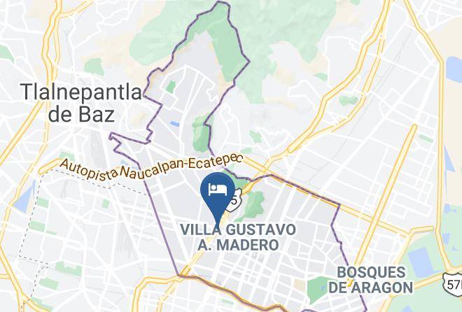 Gustavo A Madero - Hotel Hot Insurgentes Maps