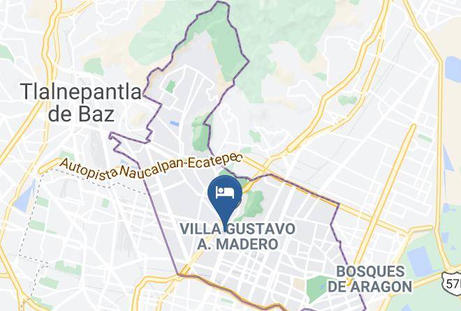 Gustavo A Madero - Hotel Hot La Villa Maps