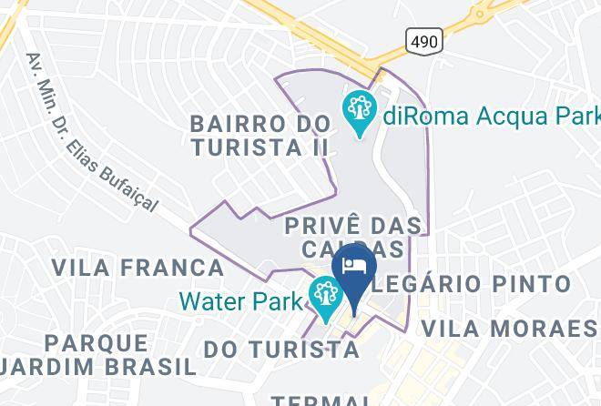 Caldas Novas - Hot Star Thermas Hotel Maps