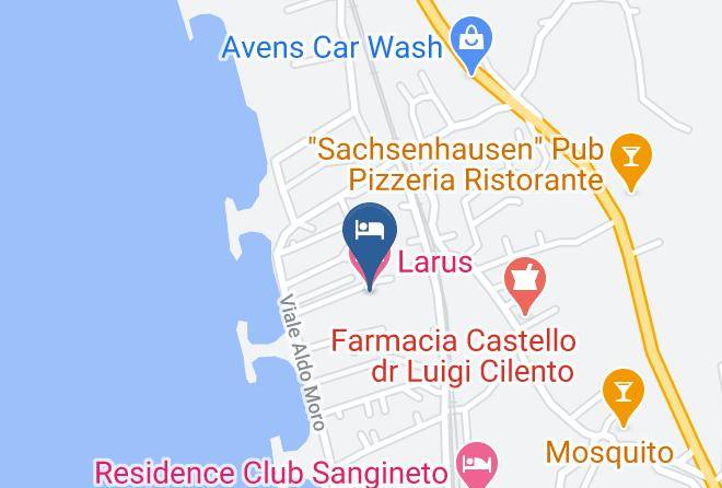 Cosenza - Larus Hotel Maps
