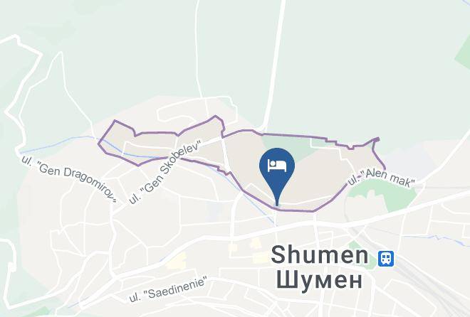 Shumen - Hotel Hotela Maps