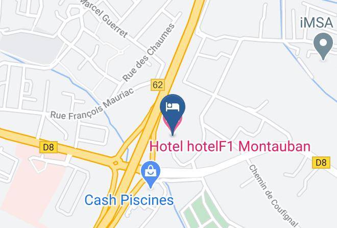 Tarn Et Garonne - Hotel Hotelf1 Montauban Maps