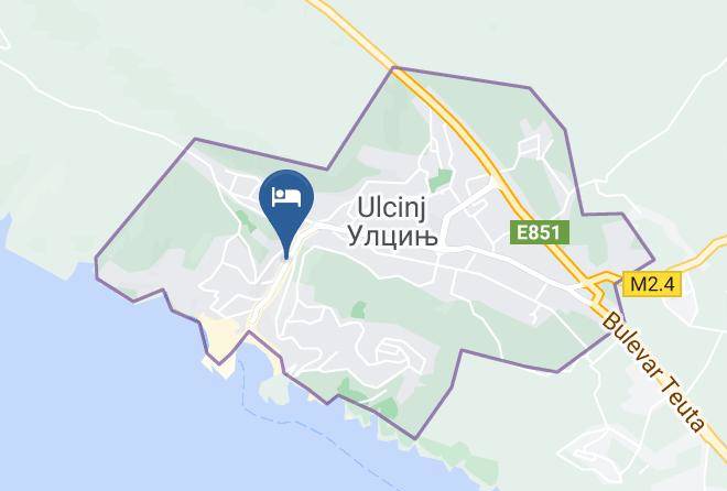 Ulcinj - Hotel Hoti Maps