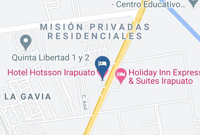 Irapuato - Hotel Hotsson Irapuato Maps