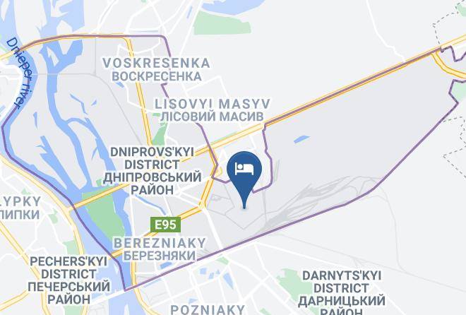 Kyiv - Hotel Hottey Maps