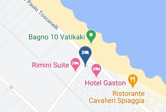 Rimini - Hotel Houston Maps