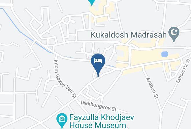 Bukhara - Hotel Hovli Poyon Maps