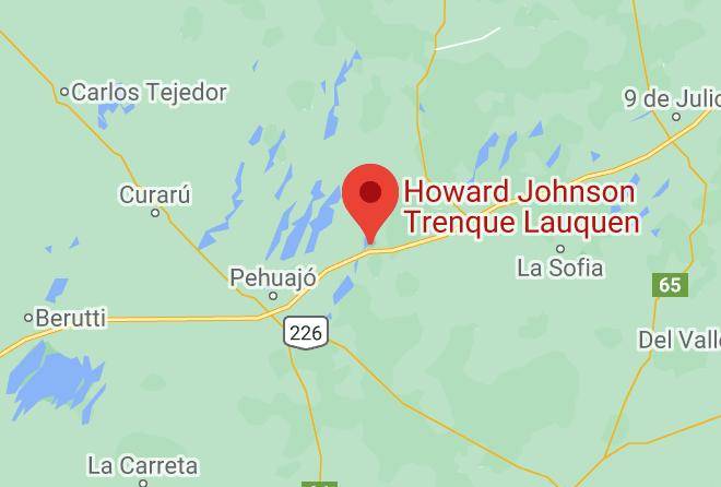 Pehuajo - Hotel Howard Johnson Trenque Lauquen Maps