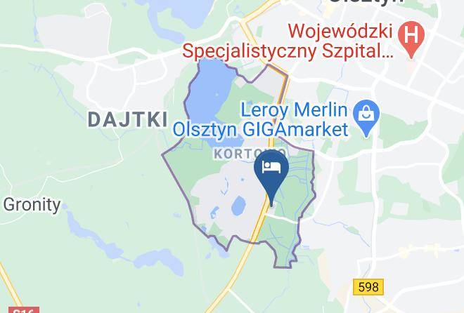 Olsztyn - Hotel Hp Park Olsztyn Maps