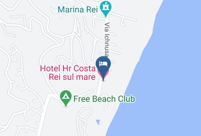 Province Of South Sardinia - Hotel Hr Costa Rei Sul Mare Maps