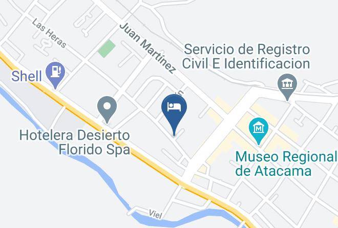 Copiapo Province - Hotel Hr Las Heras Maps