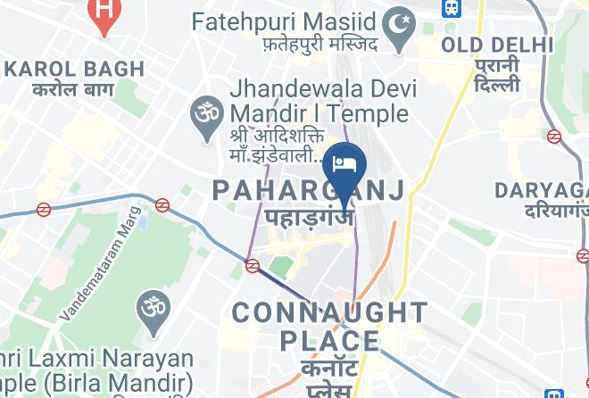 Paharganj - Hotel Hridey Palace Maps