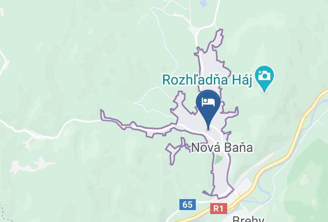 Zarnovica - Hotel Hron Maps