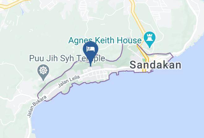 Bahagian Sandakan - Hotel Hsiang Garden Maps