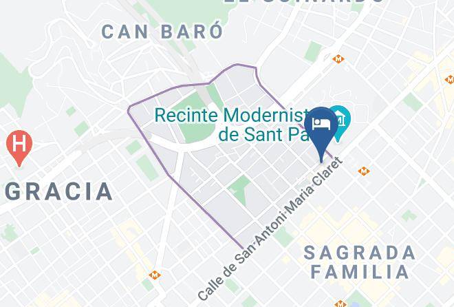 Barcelona - Hotel Htop Bcn City Maps