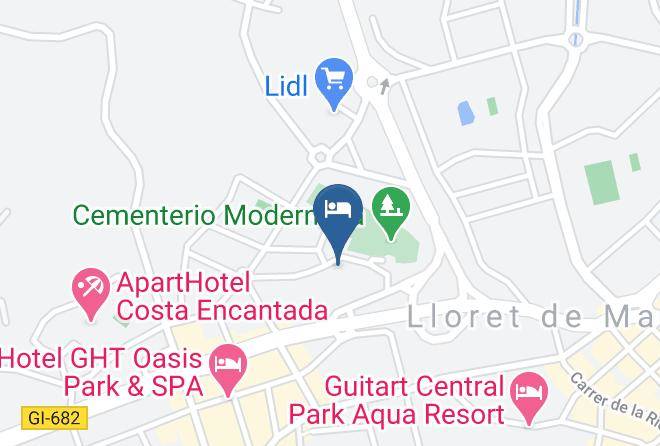 Girona - Hotel Htop Royal Star & Spa Maps