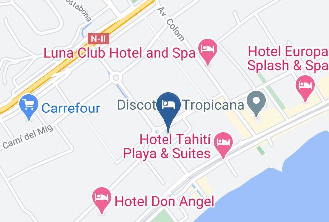 Barcelona - Hotel Htop Royal Sun Suites Maps