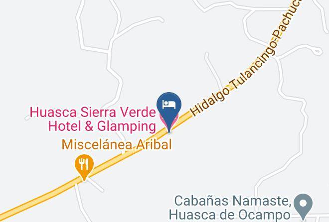 Huasca De Ocampo - Huasca Sierra Verde Hotel & Glamping Maps