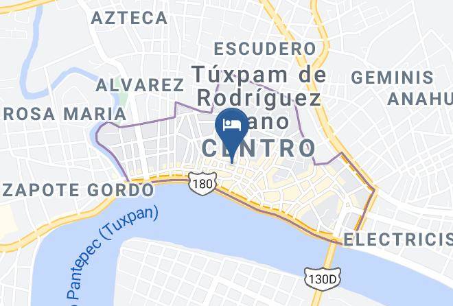 Tuxpan - Hotel Huasteco Maps