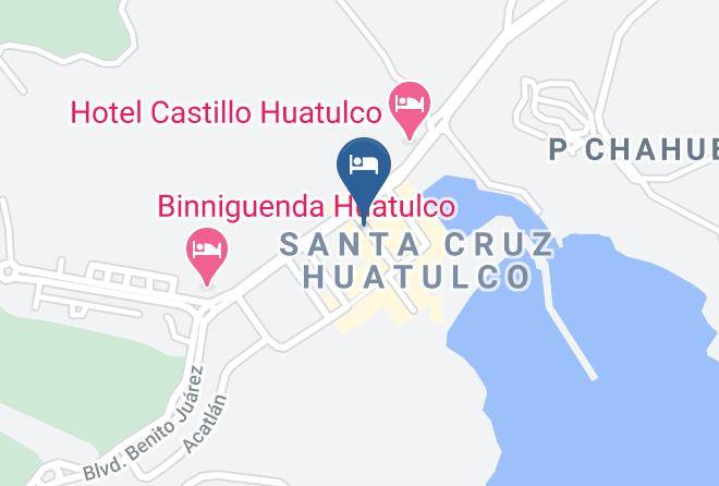 Santa Maria Huatulco - Hotel Huatulco Maxico Maps
