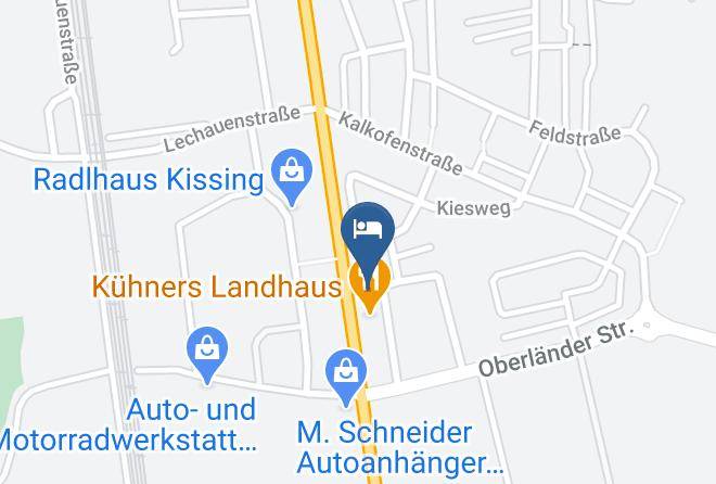 Aichach Friedberg - Hotel Hubertus Maps