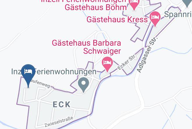 Hotel Hubertus Garni Map